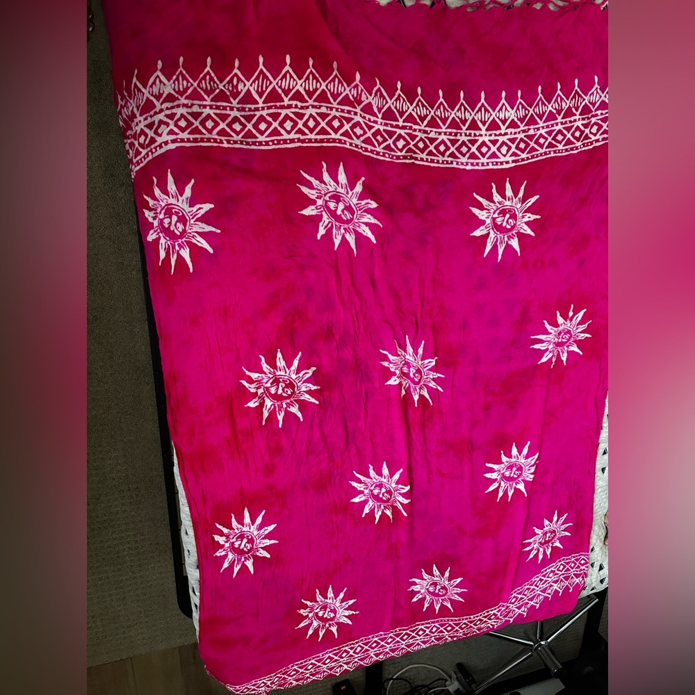 Vibrant Pink Swim Coverup